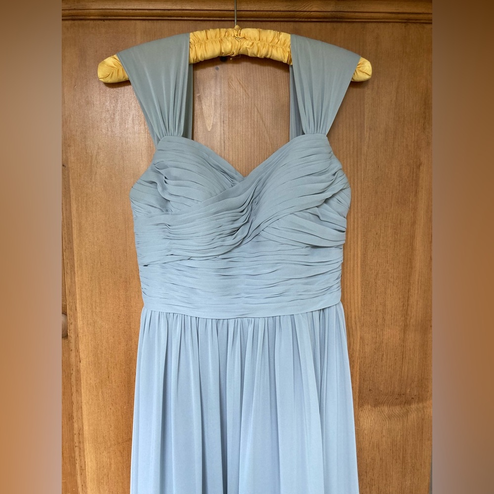 Azazie Zapheira Bridesmaid Dress in Dolphin Grey